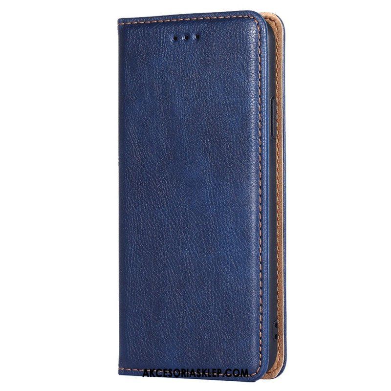 Etui Na Telefon do Xiaomi Redmi Note 11 Pro / 11 Pro 5G Etui Folio Przeszycia Ze Sztucznej Skóry