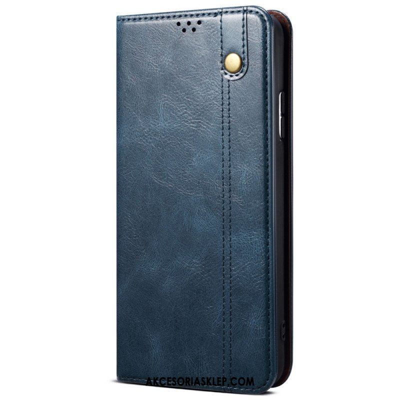 Etui Na Telefon do Xiaomi Redmi Note 11 Pro / 11 Pro 5G Etui Folio Woskowana Sztuczna Skóra