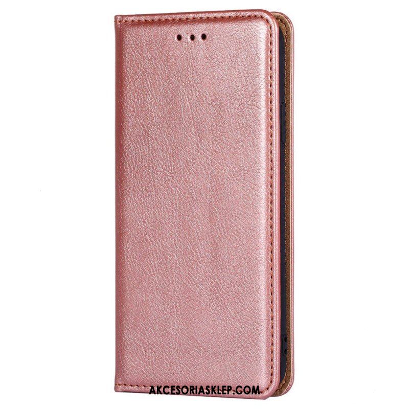 Etui Na Telefon do iPhone 14 Etui Folio Przeszycia Ze Sztucznej Skóry