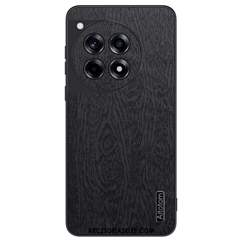 Etui Oneplus 12r Sztuczna Skóra Z Efektem Drewna Etui Ochronne