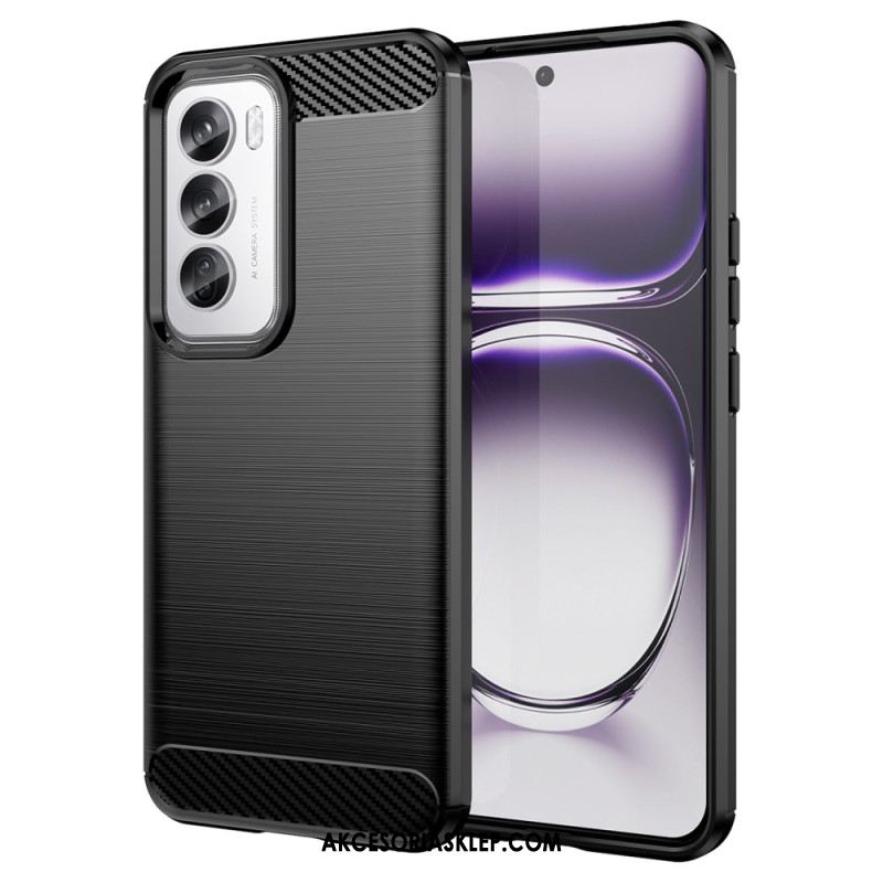 Etui Oppo Reno 12 Pro 5g Tekstura Włókna Węglowego Etui Ochronne