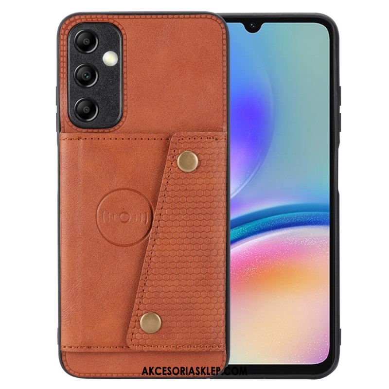 Etui Samsung Galaxy A15 5g Skórzane Etui Na Karty