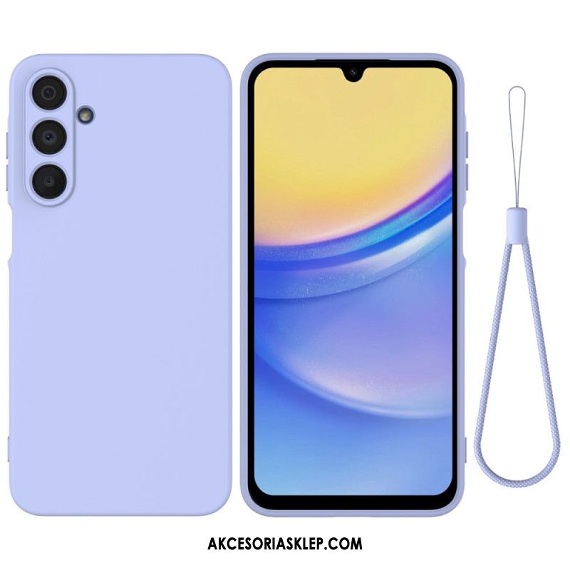 Etui Samsung Galaxy A16 5g Pasek Z Płynnego Silikonu Etui Ochronne