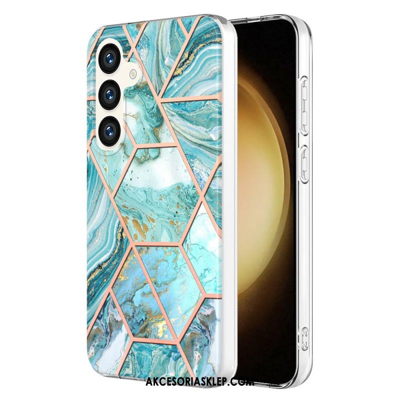 Etui Samsung Galaxy S24 5g Marmur Geometryczny