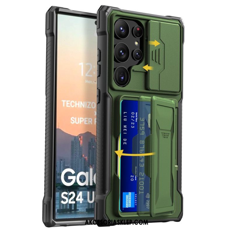 Etui Samsung Galaxy S24 Ultra 5g Osłona Obiektywu I Etui Na Karty Gkk Etui Ochronne