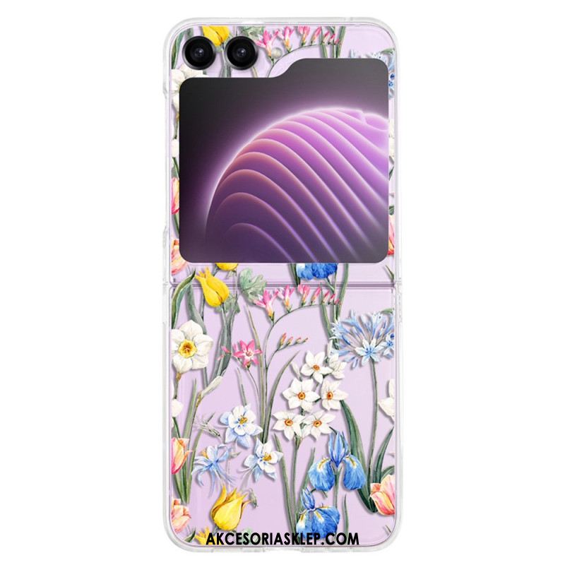 Etui Samsung Galaxy Z Flip 5 Przezroczyste Fleuretki