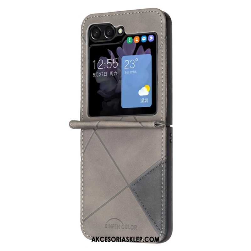 Etui Samsung Galaxy Z Flip 6 Geometryczne Etui Ochronne