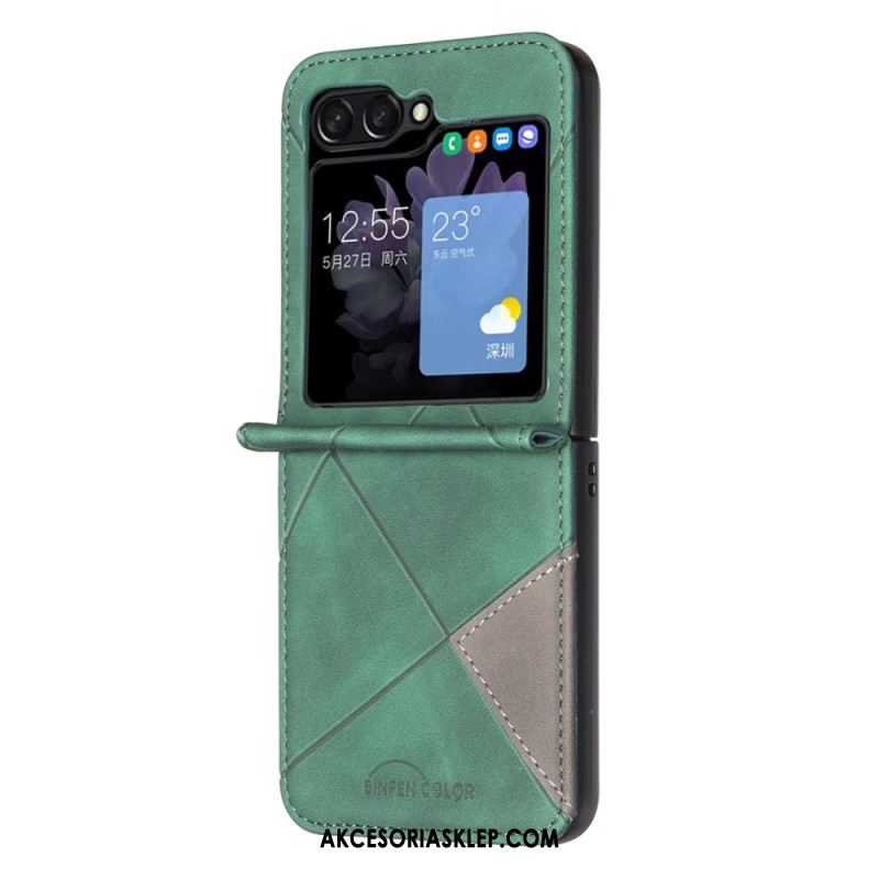 Etui Samsung Galaxy Z Flip 6 Geometryczne Etui Ochronne