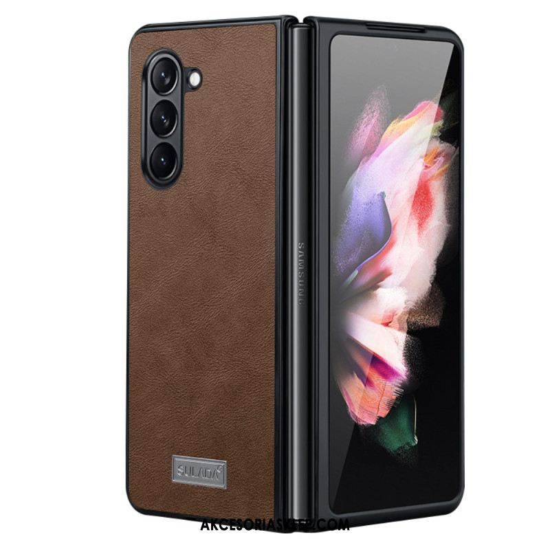 Etui Samsung Galaxy Z Fold 5 Elegancka Skóra Abeel