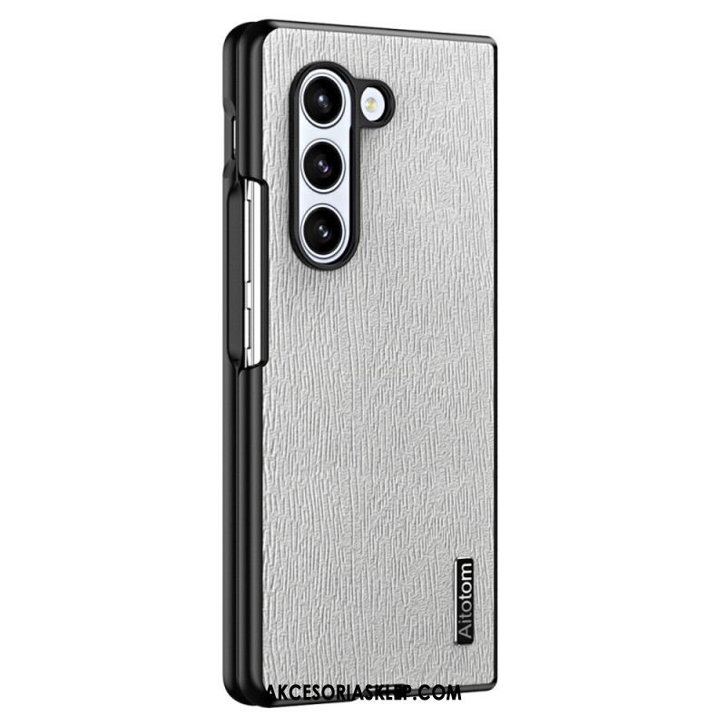 Etui Samsung Galaxy Z Fold 6 Dwastruktura Drewna