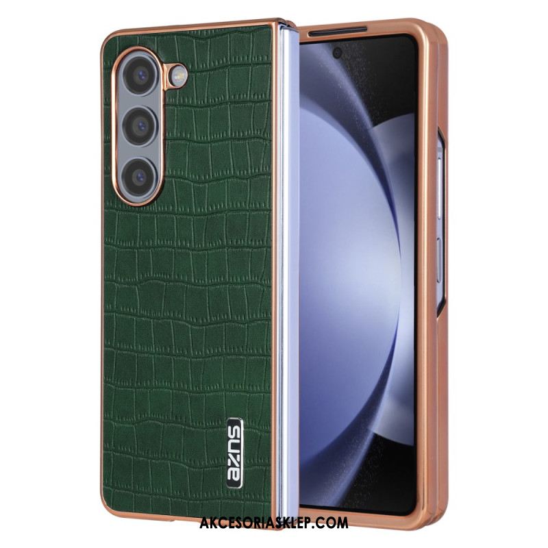 Etui Samsung Galaxy Z Fold 6 Skórzany Styl Azns Etui Ochronne