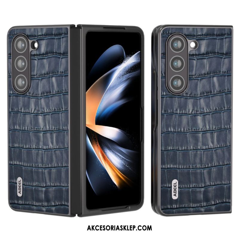 Etui Samsung Galaxy Z Fold 6 Tekstura Krokodyla Abeel