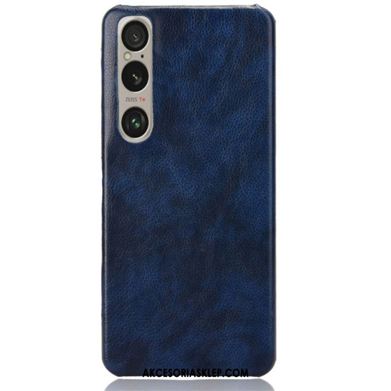 Etui Sony Xperia 1 Vi Efekt Skóry Liczi Etui Ochronne