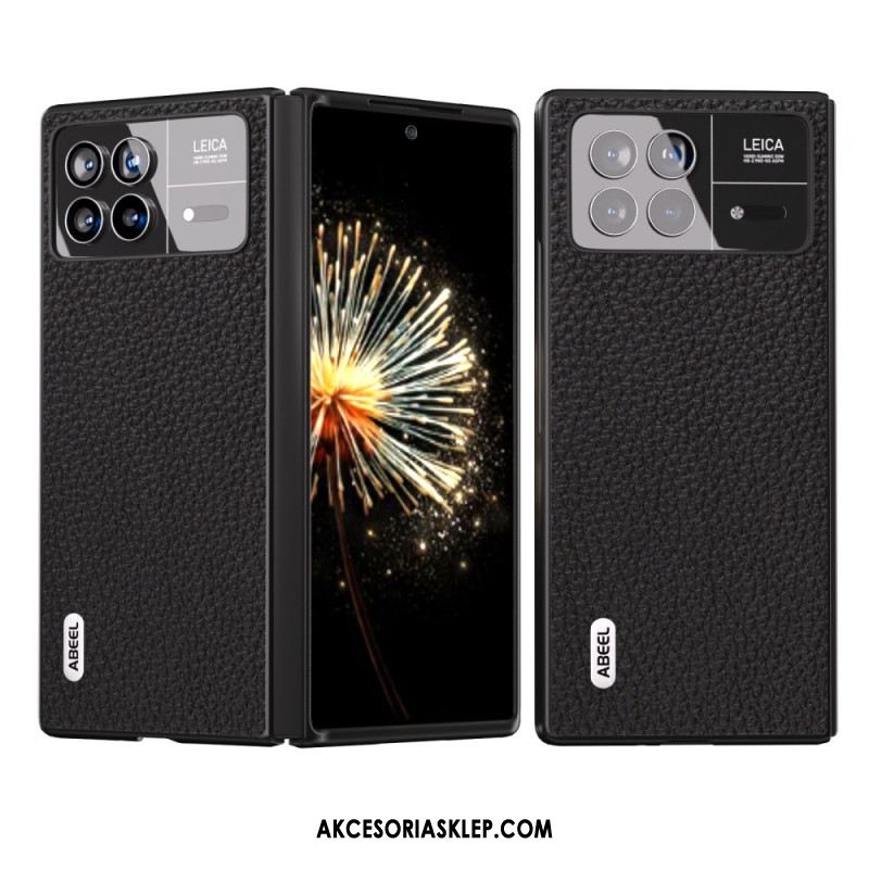 Etui Xiaomi Mix Fold 3 Tekstura Liczi Abeel