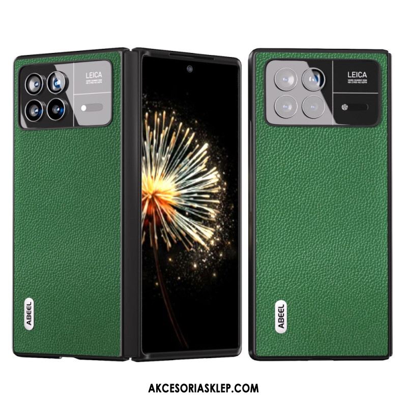 Etui Xiaomi Mix Fold 3 Tekstura Liczi Abeel