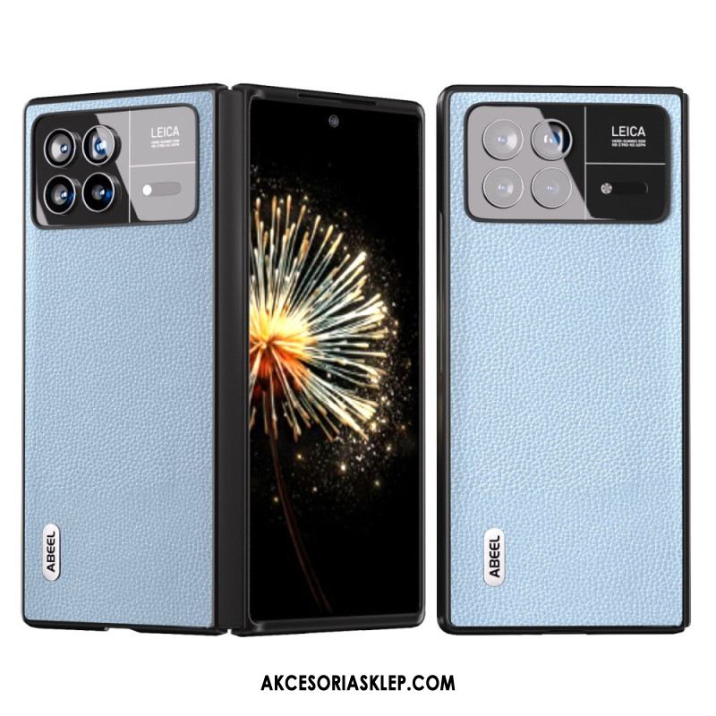 Etui Xiaomi Mix Fold 3 Tekstura Liczi Abeel