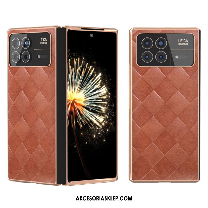 Etui Xiaomi Mix Fold 3 Tkany Wzór