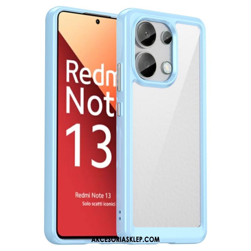 Etui Xiaomi Redmi Note 13 4g Hybrydowe Kolorowe Krawędzie Etui Ochronne