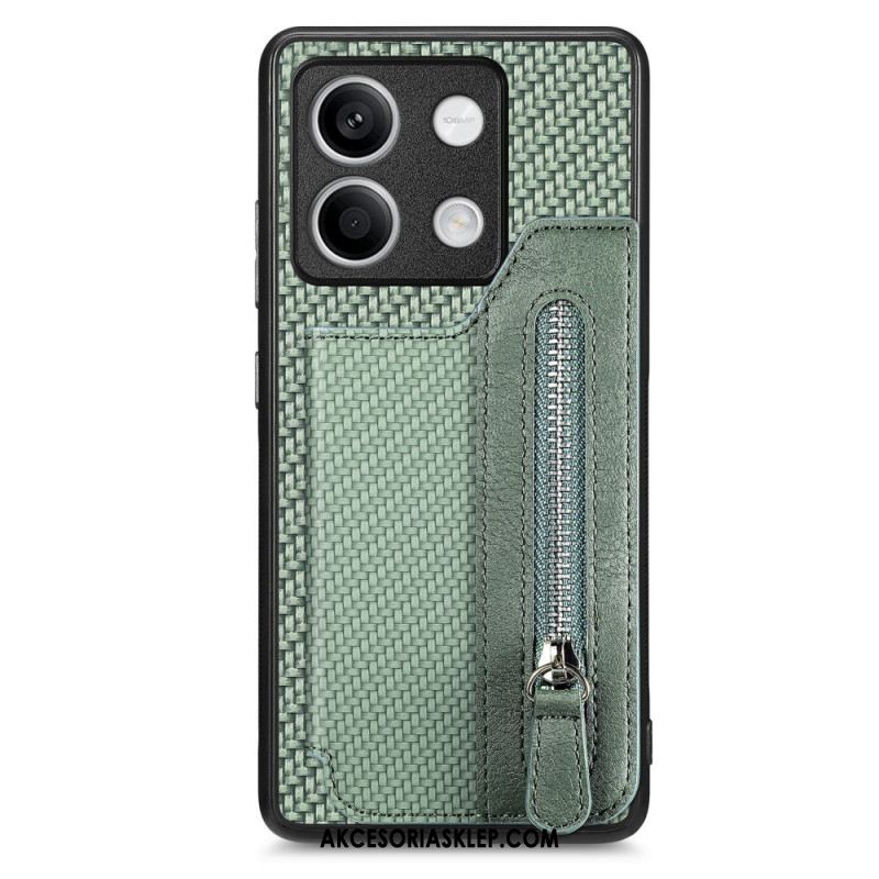 Etui Xiaomi Redmi Note 13 4g Portmonetka Z Włókna Węglowego