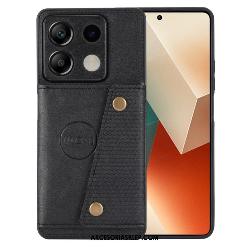 Etui Xiaomi Redmi Note 13 5g Etui Na Karty Z Efektem Skóry