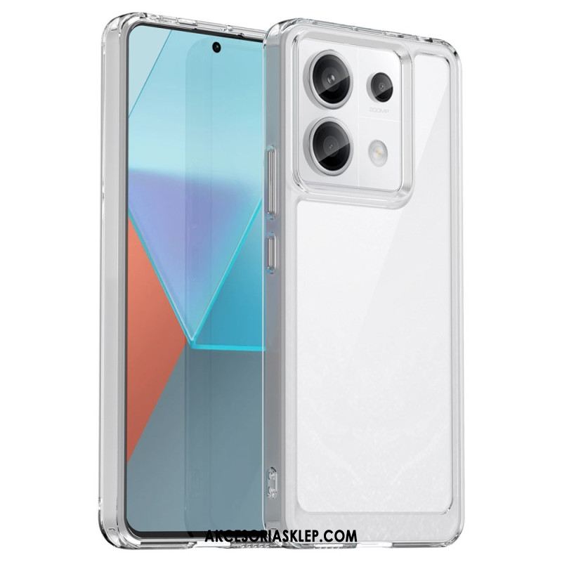 Etui Xiaomi Redmi Note 13 Pro 5g Hybrydowe Kolorowe Krawędzie Etui Ochronne