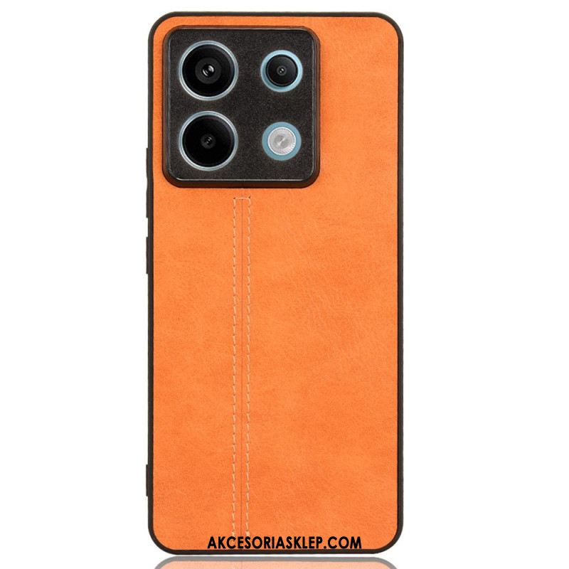 Etui Xiaomi Redmi Note 13 Pro 5g Przeszycia Ze Sztucznej Skóry Etui Ochronne