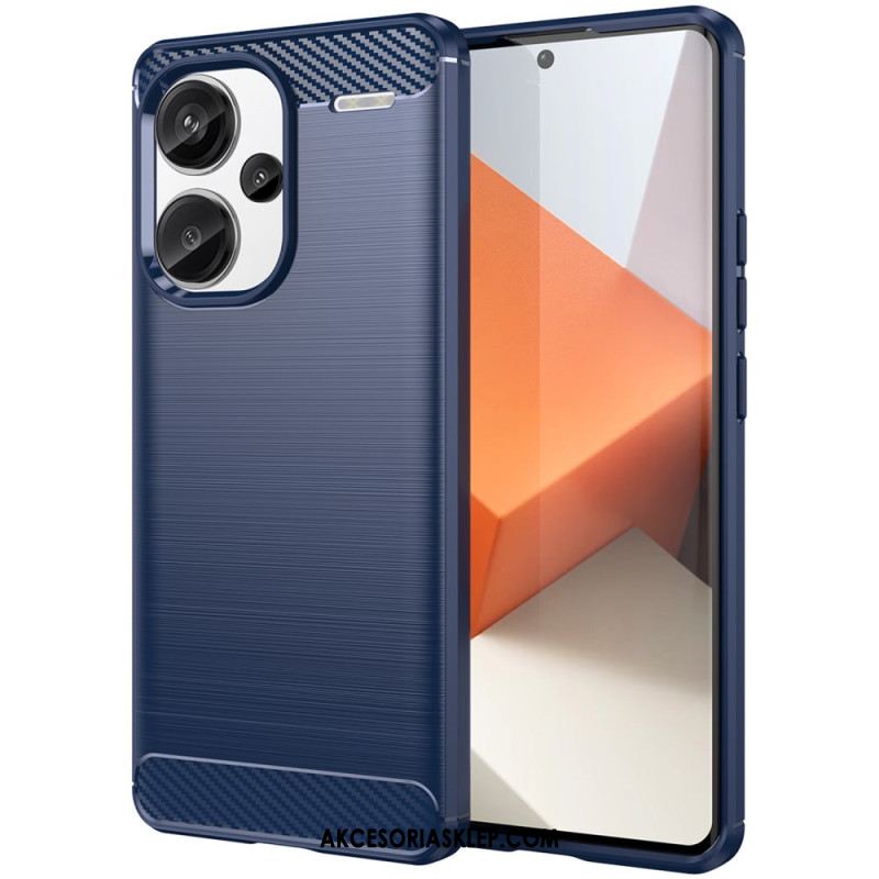 Etui Xiaomi Redmi Note 13 Pro Plus 5g Szczotkowane Włókno Węglowe Etui Ochronne