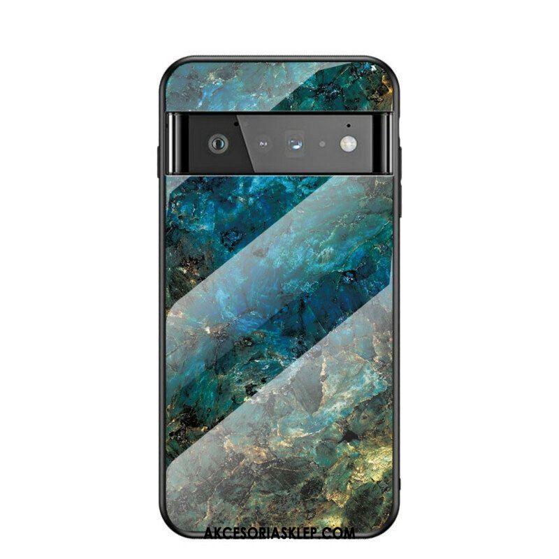 Etui do Google Pixel 6 Pro Marmurowe Szkło Hartowane