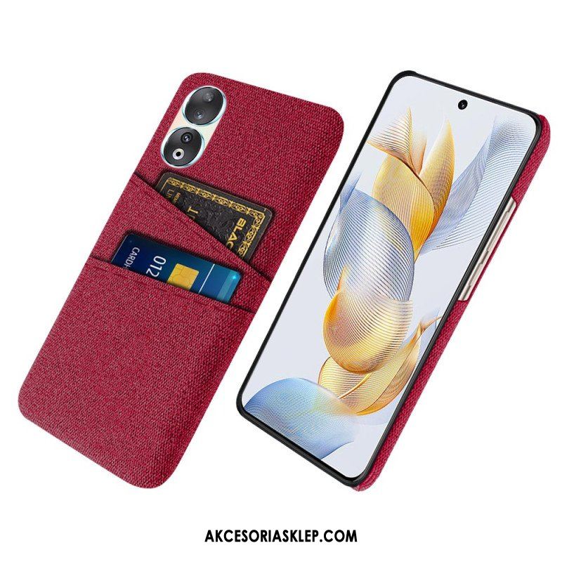 Etui do Honor 90 Materiałowe Etui Na Karty