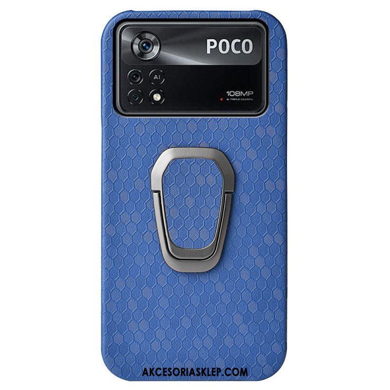 Etui do Poco X4 Pro 5G Tekstura Plastra Miodu Ze Wsparciem