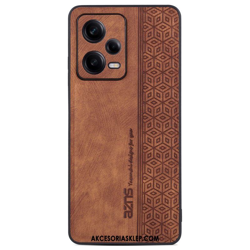 Etui do Poco X5 Pro 5G Efekt Skóry Azns