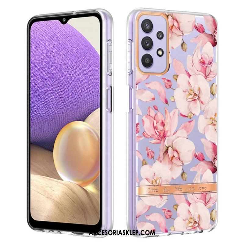 Etui do Samsung Galaxy A13 Bezszwowy Kwiecisty