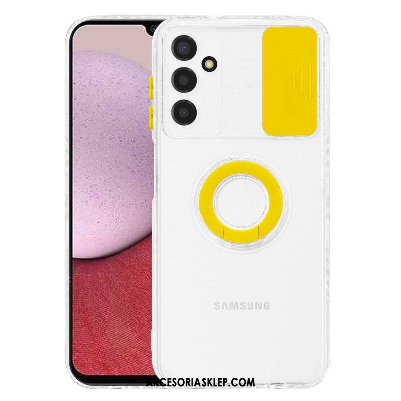 Etui do Samsung Galaxy A14 / A14 5G Przezroczysty Z Pierścieniem Podtrzymującym