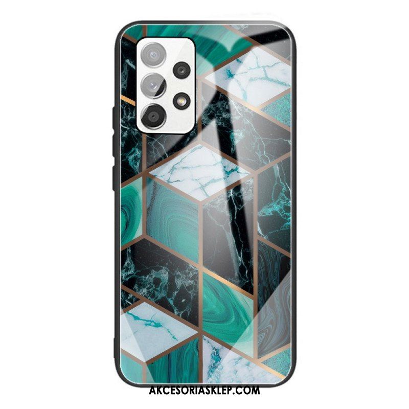 Etui do Samsung Galaxy A53 5G Geometria Marmurowe Szkło Hartowane