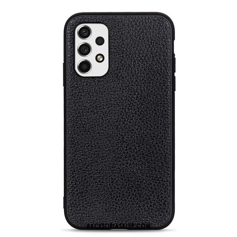 Etui do Samsung Galaxy A53 5G Prawdziwa Skóra Litchi