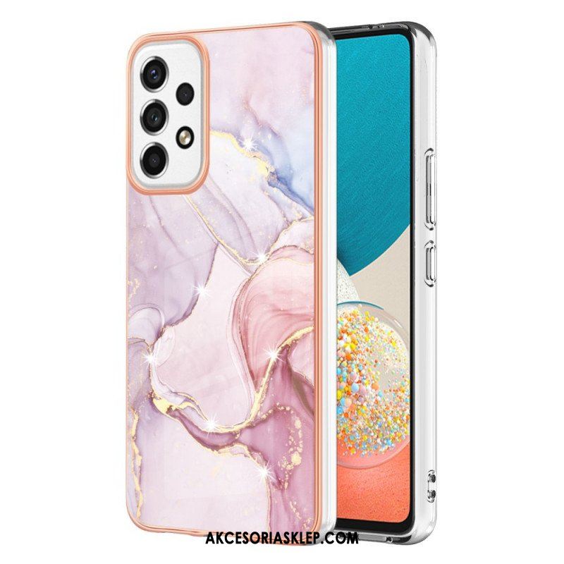 Etui do Samsung Galaxy A53 5G Silikonowy Elastyczny Marmur