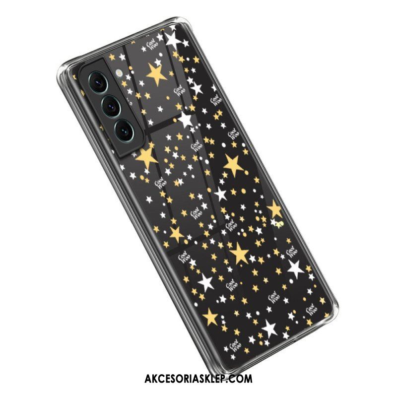 Etui do Samsung Galaxy S23 5G Przezroczyste Gwiazdy / Serca