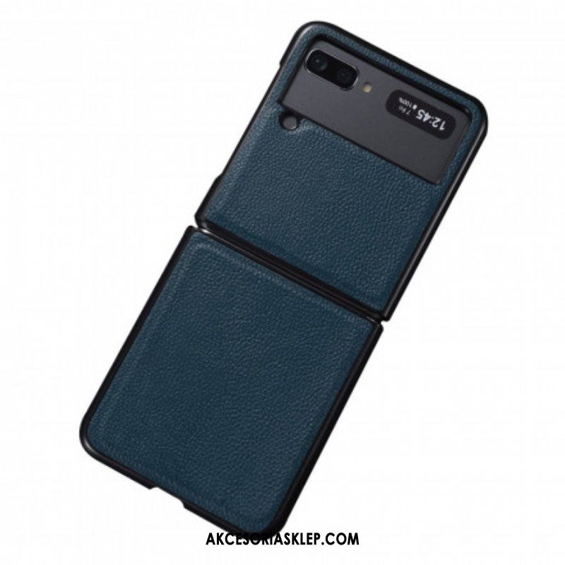 Etui do Samsung Galaxy Z Flip 3 5G Etui Folio Prawdziwa Skóra