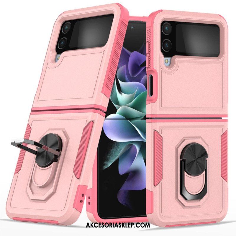 Etui do Samsung Galaxy Z Flip 4 Etui Folio Sztywny Ze Wsparciem Pierścienia