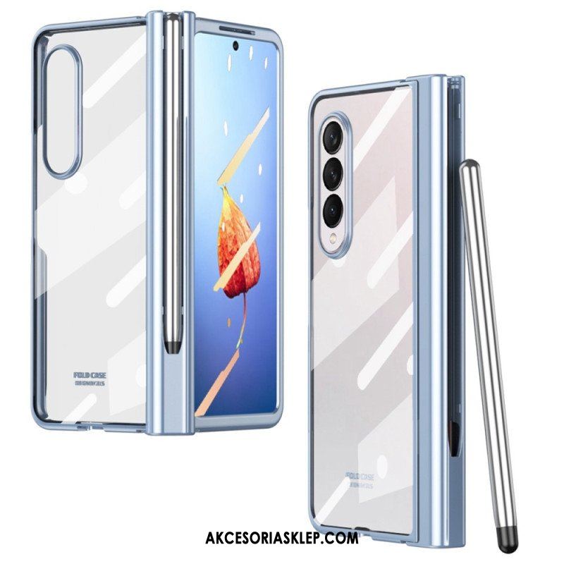 Etui do Samsung Galaxy Z Fold 4 Matowa Skorupa Z Rysikiem