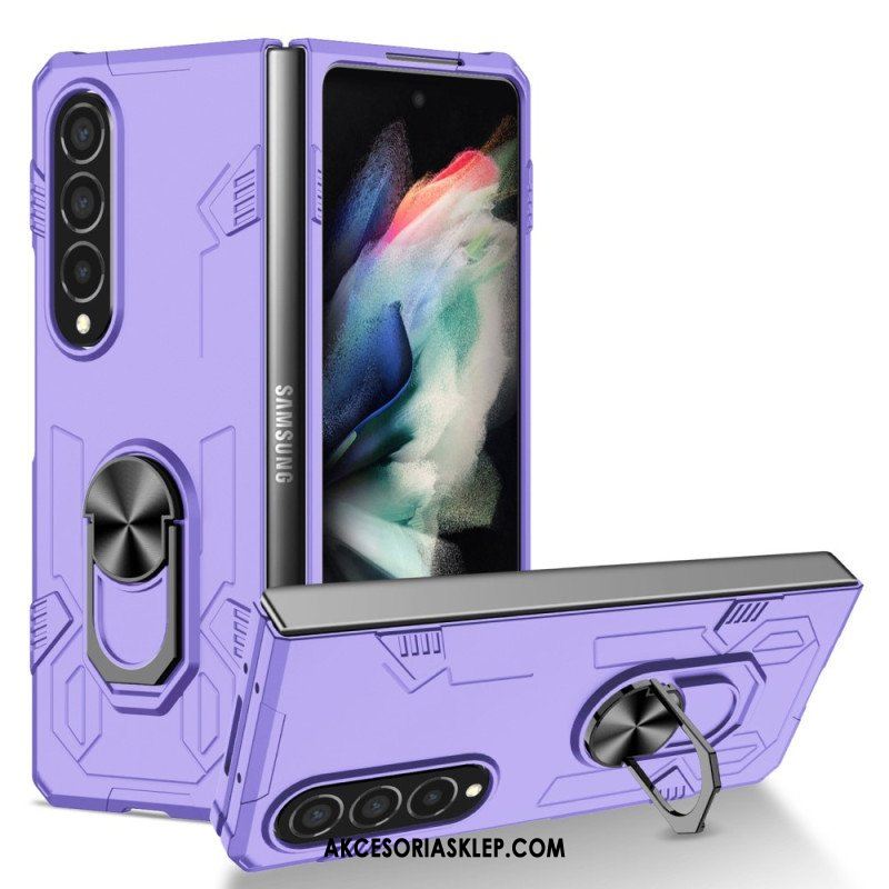 Etui do Samsung Galaxy Z Fold 4 Metalowy Pierścionek