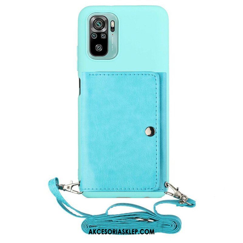 Etui do Xiaomi Redmi Note 10 / 10S Posiadacz Karty Na Pasku Na Ramię