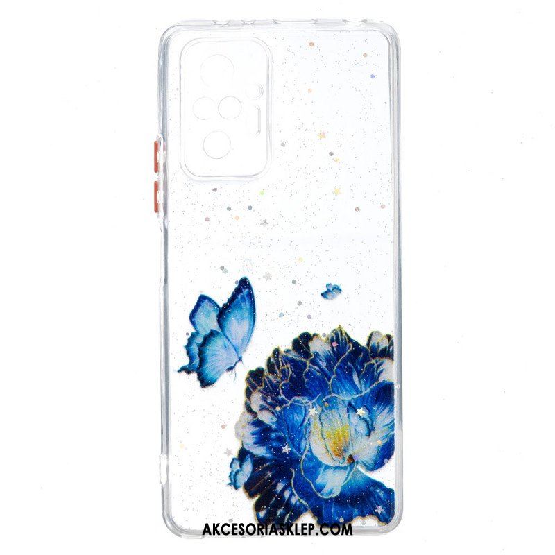 Etui do Xiaomi Redmi Note 10 Pro Kwiatowa Hybryda Motyla