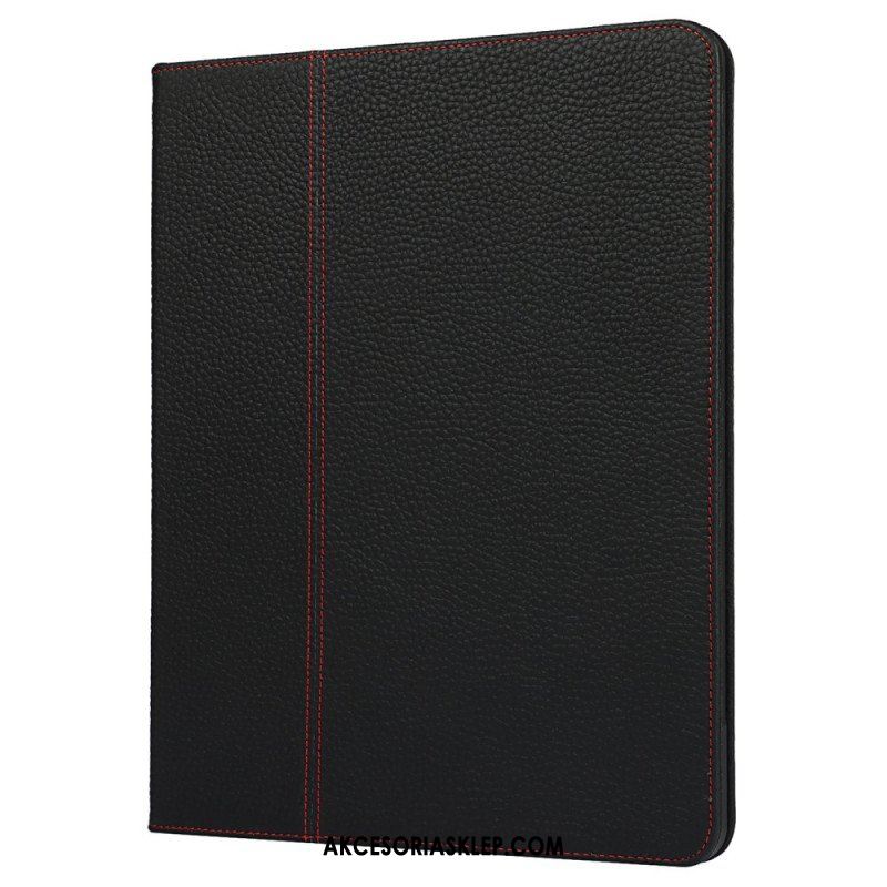 Etui do iPad Pro 12.9" (2022) Prawdziwa Skóra Litchi