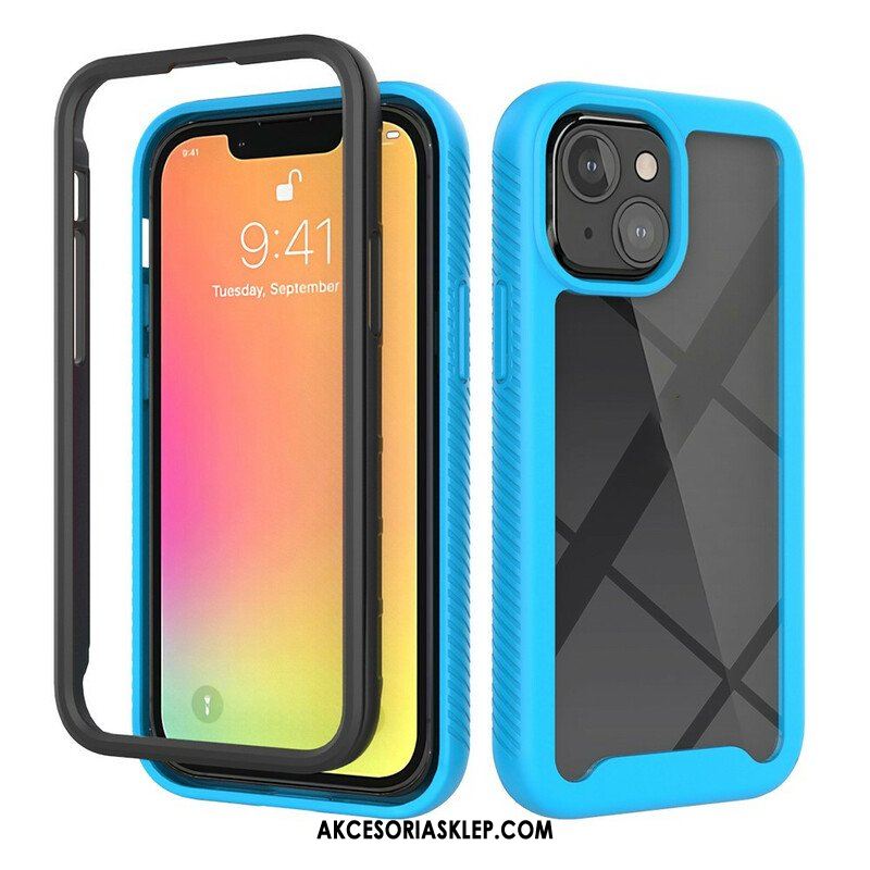 Etui do iPhone 13 Mini Hybrydowe Silikonowe Krawędzie