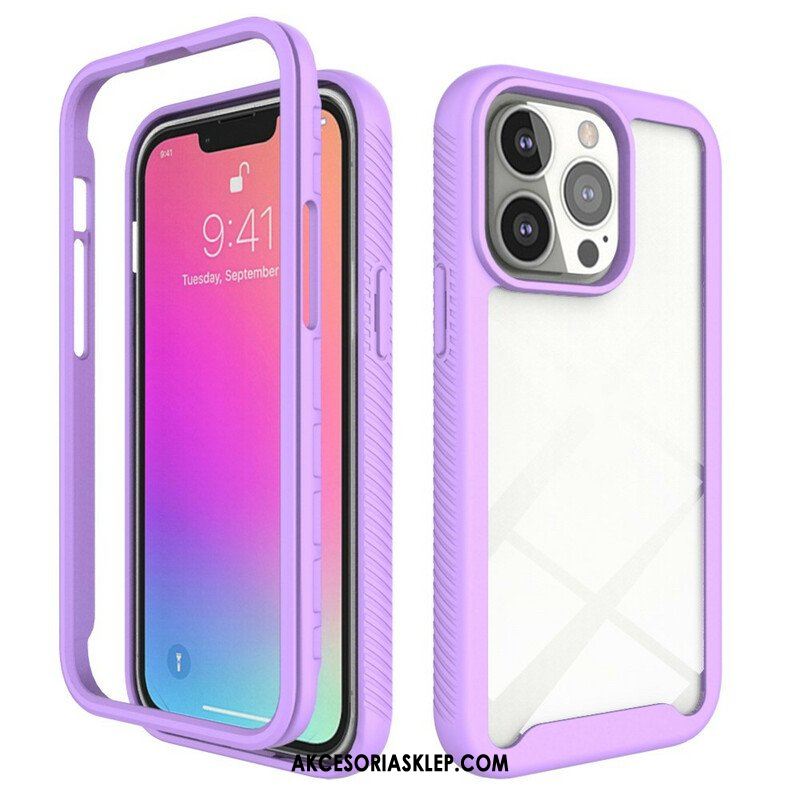 Etui do iPhone 13 Pro Hybrydowe Silikonowe Krawędzie