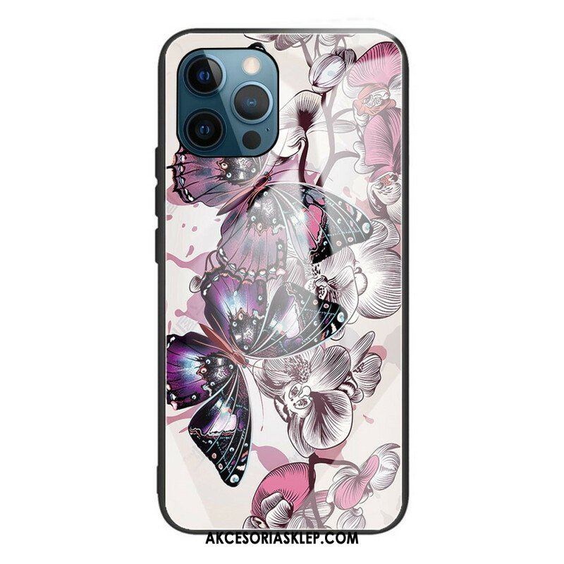 Etui do iPhone 13 Pro Max Motyle Odmiana Szkło Hartowane