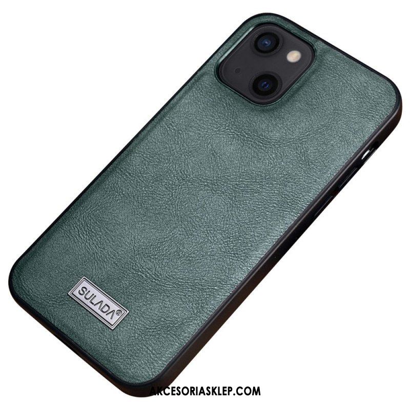 Etui do iPhone 14 Efekt Skóry Sulada