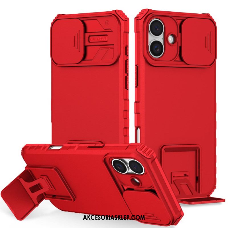 Etui iPhone 16 Plus Suwak I Wsparcie Kamery Etui Ochronne