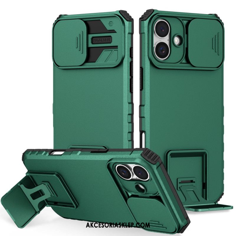 Etui iPhone 16 Plus Suwak I Wsparcie Kamery Etui Ochronne